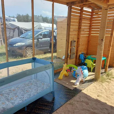 каравана по полека море Campsite